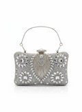 Clutch Modelo Pedrarias - Prata