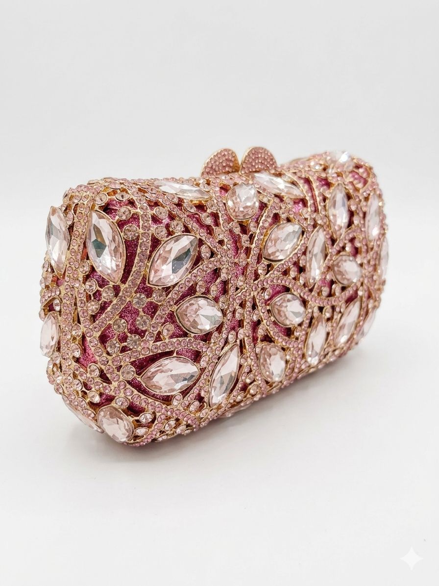 Clutch Modelo Joia - Rosa