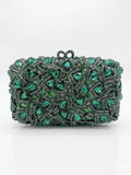 Clutch Modelo Joia - Verde Esmeralda