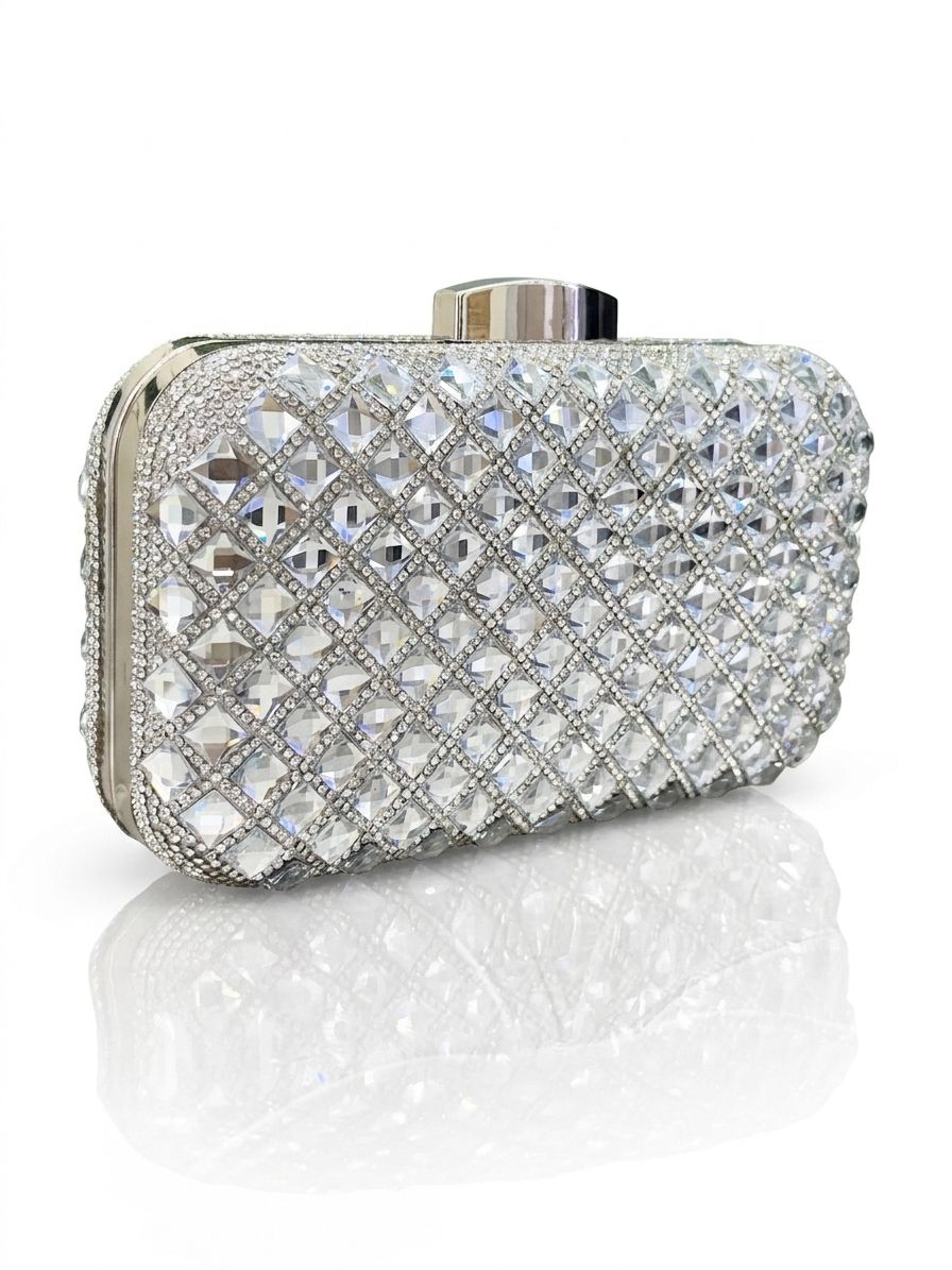 Clutch Modelo Tela Strass