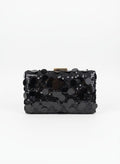 Clutch Modelo Maxi Paetê - Preta