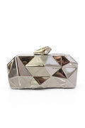 Clutch Modelo Pedra - Prata
