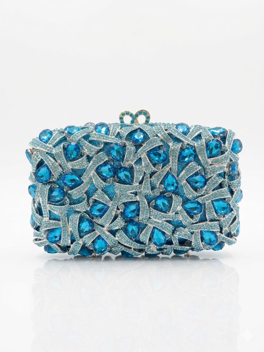 Clutch Modelo Joia - Azul