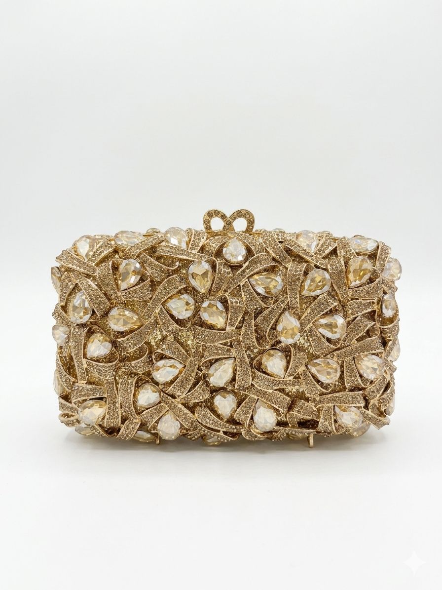 Clutch Modelo Joia - Dourada