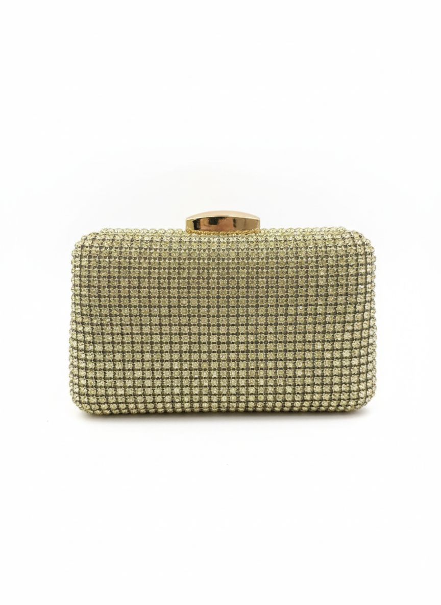 Clutch Modelo Strass - Verde