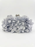Clutch Modelo Pétalas - Cinza