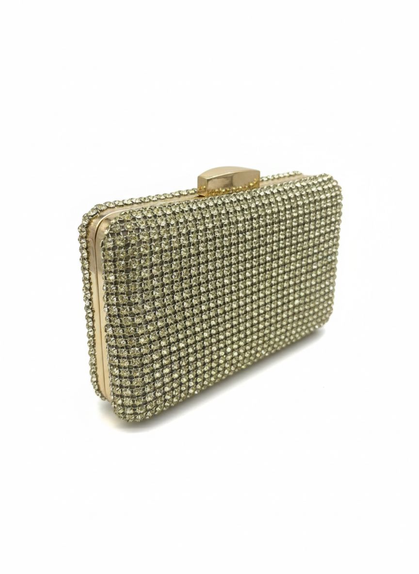 Clutch Modelo Strass - Verde