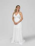 Vestido de Noiva com cinto em macrame - COD 2004